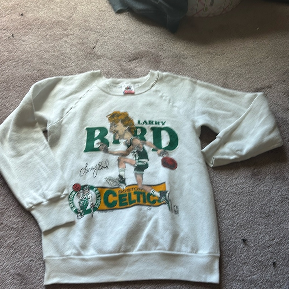 Vintage Larry Bird Caricature Sweatshirt